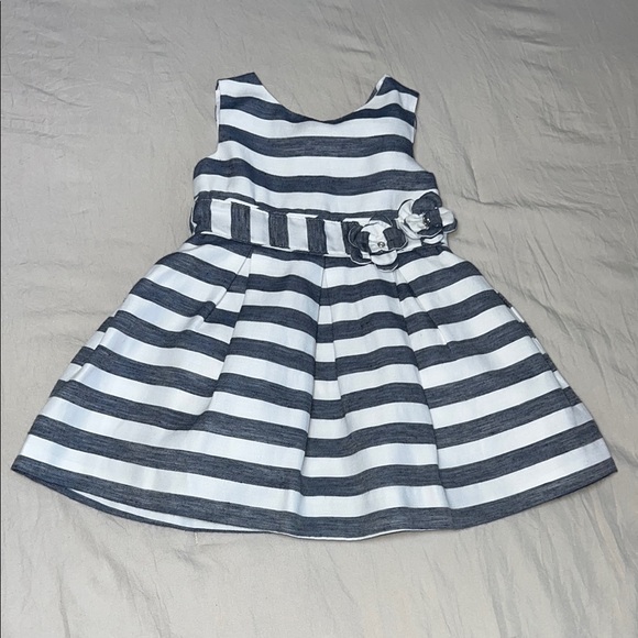 Mayoral Other - Mayoral Blue and White‎ Sleeveless A-line Sundress